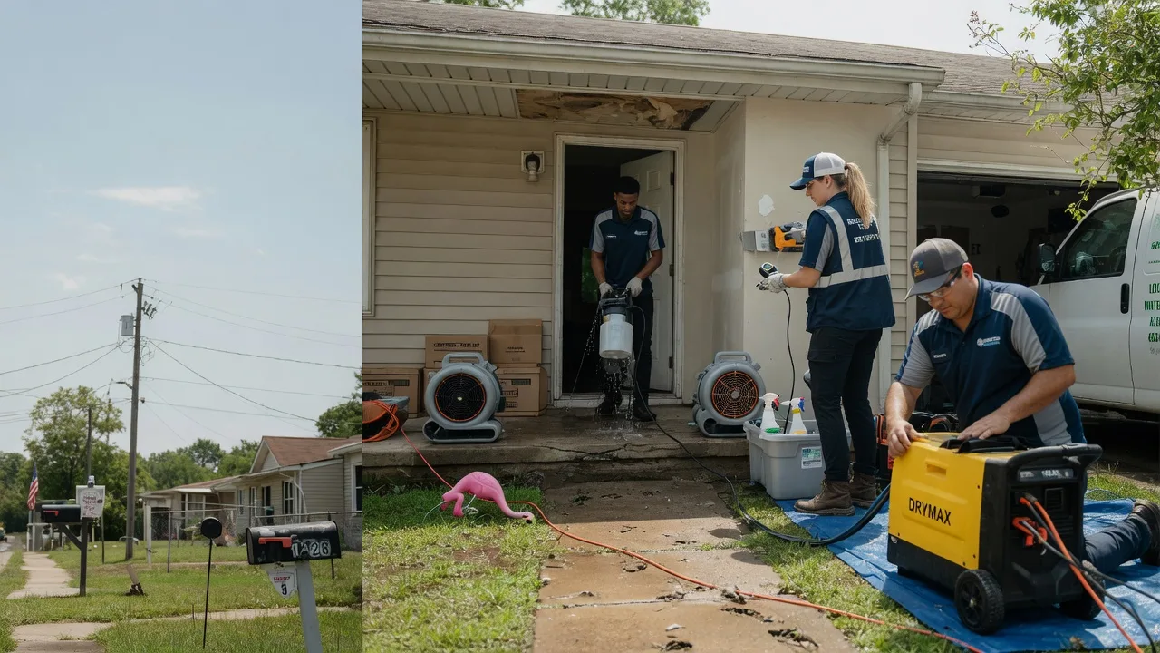 Storm Damage Water Removal in Mapleton, KS near me